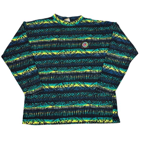 Rare Vintage 90s Ocean Pacific OP AOP Shirt Long Sleeve Men's Small Surf Skate - Picture 1 of 9